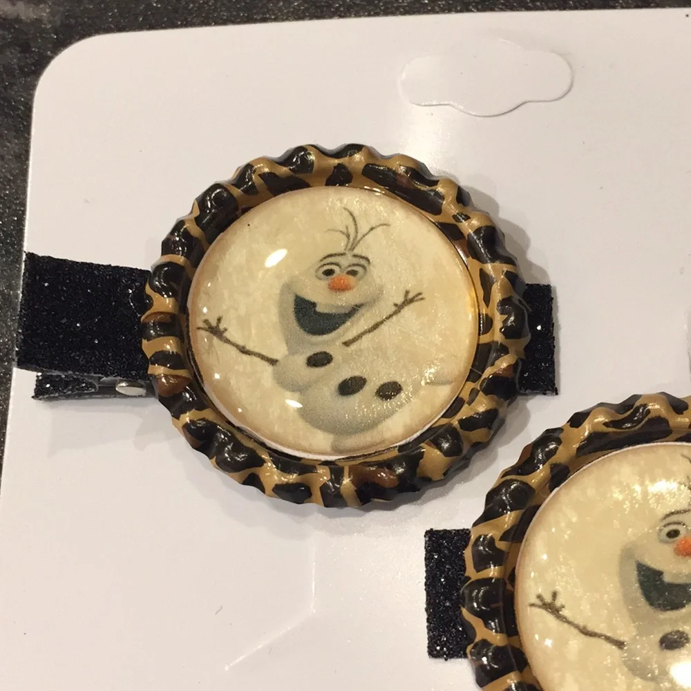 3 For $16 Frozen/Olaf  Hair Clips